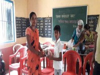 School stationery distribution Ambivli